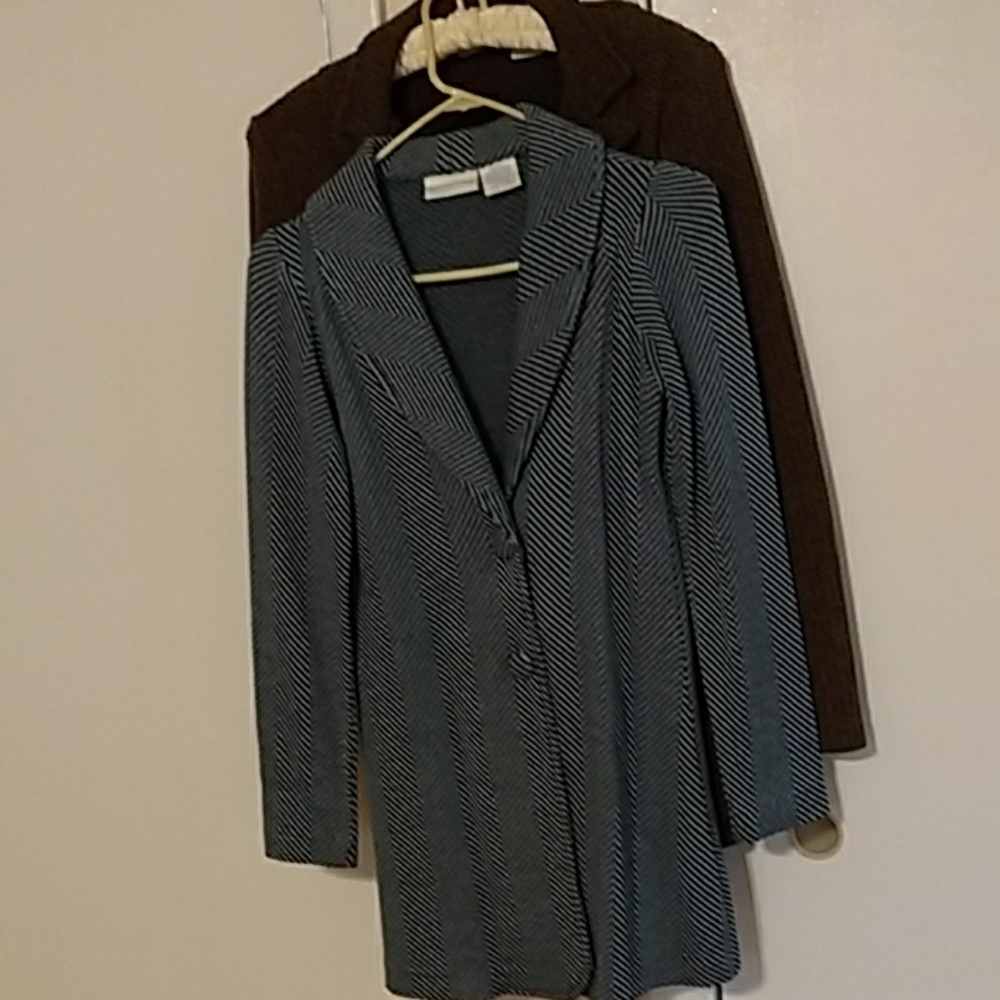2 for 1 worthington knit stretch blazers